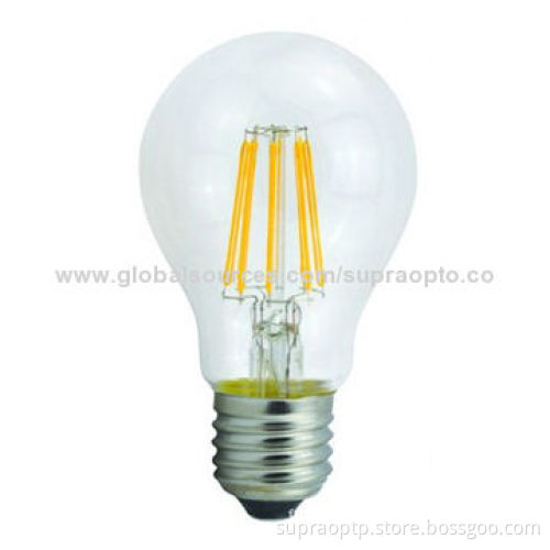 4W E27 LED Filament Bulbs, 220/230/240V AC Input Voltage with CE MarkNew